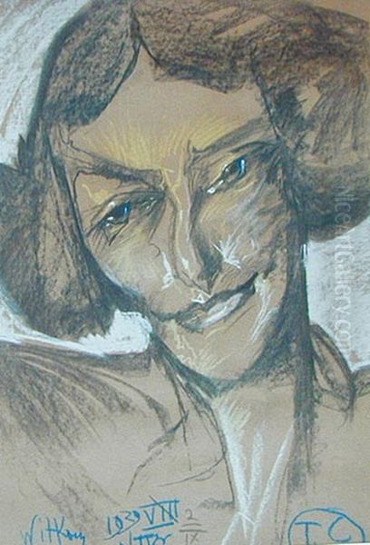 Portrait of Zofia Szumowa Oil Painting by Stanislaw Ignacy Witkiewicz (Witkacy)