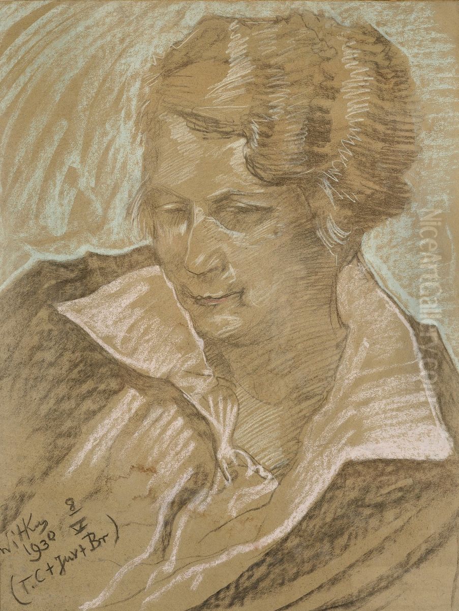 Portret kobiety Oil Painting by Stanislaw Ignacy Witkiewicz (Witkacy)