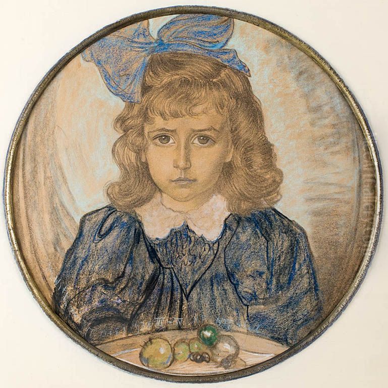 Portrait of Zosia Witowska Oil Painting by Stanislaw Ignacy Witkiewicz (Witkacy)