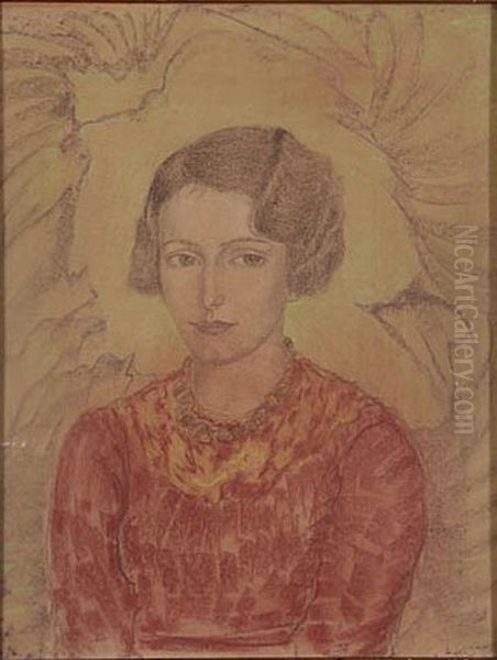 Portrait of a woman Oil Painting by Stanislaw Ignacy Witkiewicz (Witkacy)