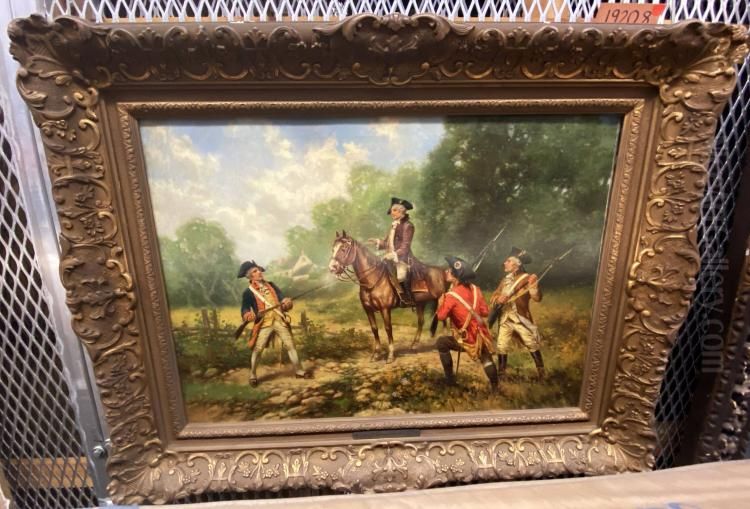 The Capture of Major John Andre, 1845 Oil Painting by Edward Percy Moran