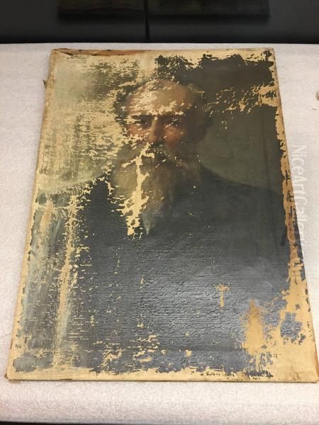 John Burroughs (1837-1921) Oil Painting by Dora Wheeler Keith