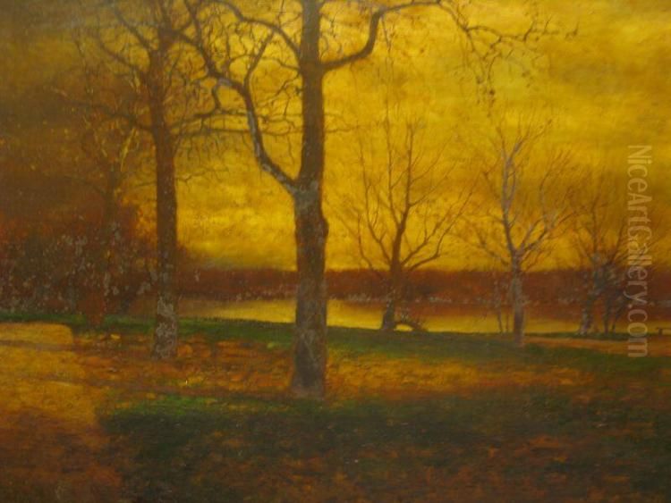 Southside Sportsman's Club, Oakdale, Long Island Oil Painting by Bruce Crane