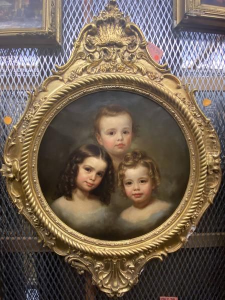 The Peck Children Oil Painting by George Augustus Baker