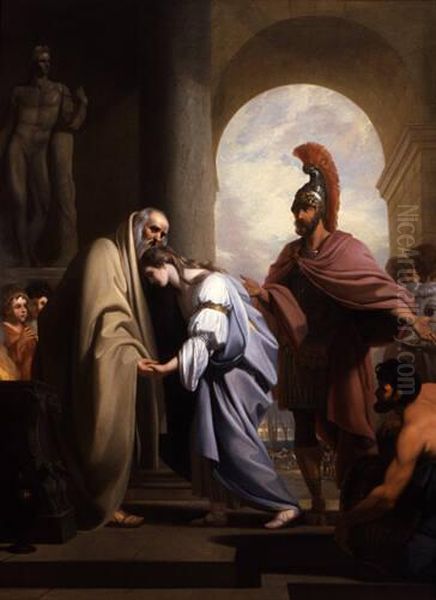 Chryseis returned to her Father Oil Painting by Benjamin West