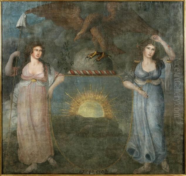 Excelsior Oil Painting by Francesco Albani