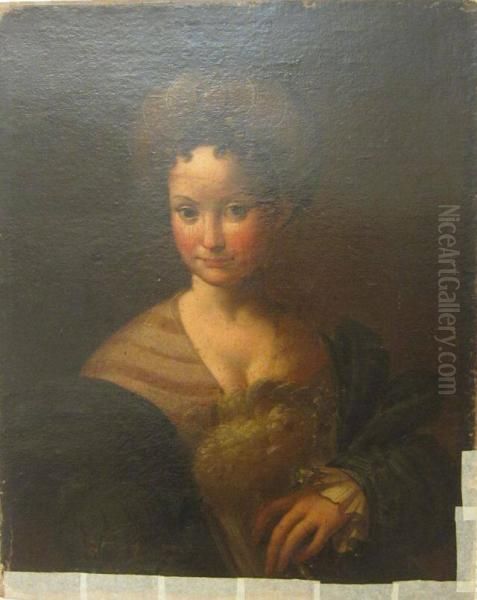 Venetian Lady Oil Painting by Parmigianino