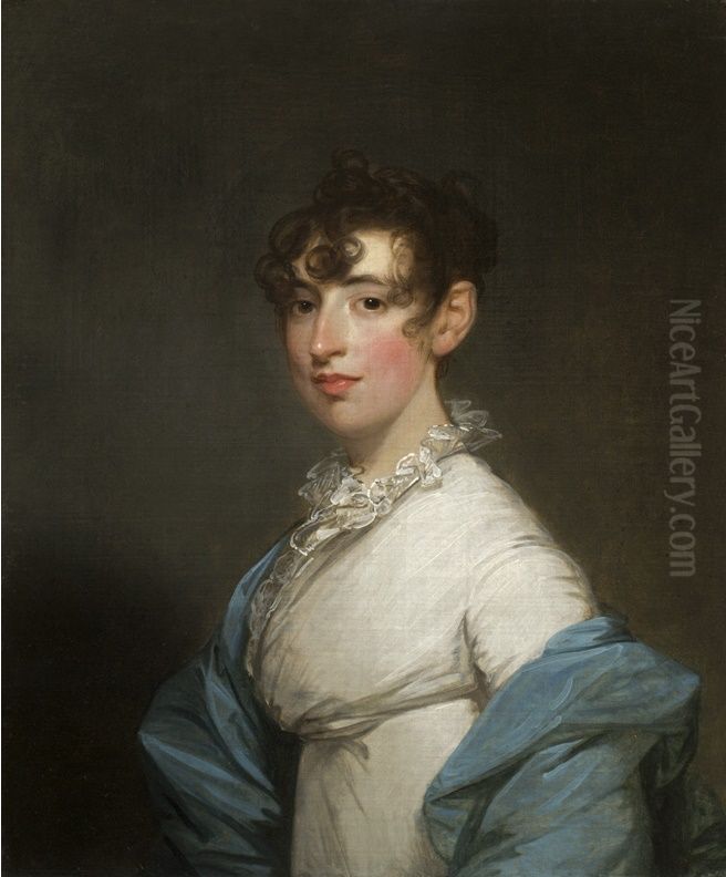 Mrs. Philip Jeremiah Schuyler Oil Painting by Gilbert Stuart
