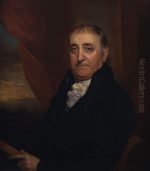 David Gelston (1744-1828) Oil Painting by John Wesley Jarvis