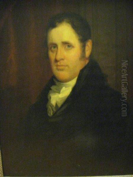 Daniel D. Tompkins (1774-1825) Oil Painting by John Wesley Jarvis