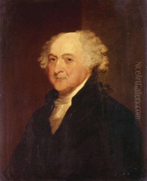 John Adams (1735-1826) Oil Painting by Bass Otis