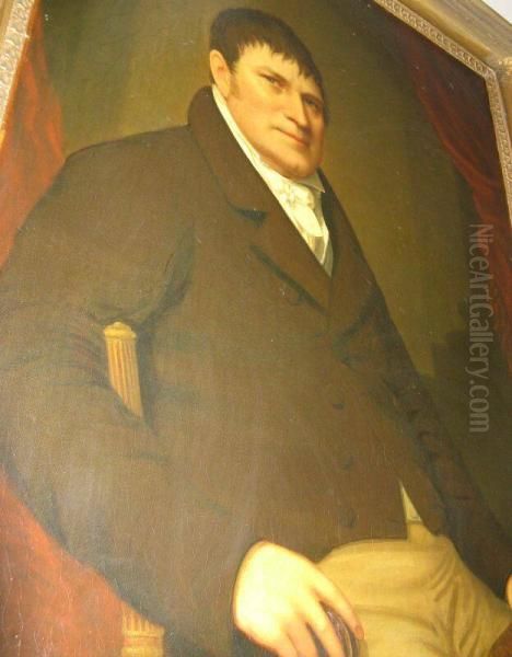 Benjamin Bailey (ca. 1775-1832) Oil Painting by John Wesley Jarvis