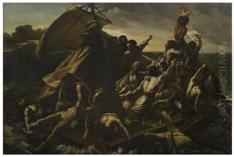 Raft of the Medusa Oil Painting by Theodore Gericault