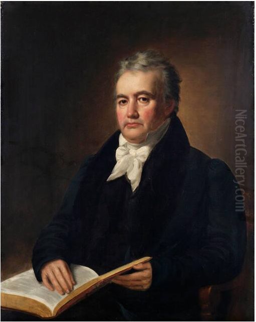 John Pintard (1759-1844) Oil Painting by Samuel Lovett Waldo