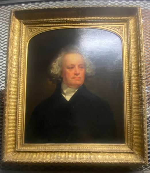 John Wakefield Francis, MD (1789-1861) Oil Painting by Charles Loring Elliott