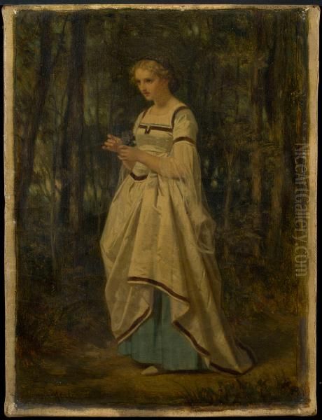 Marguerite Oil Painting by Hugues Merle