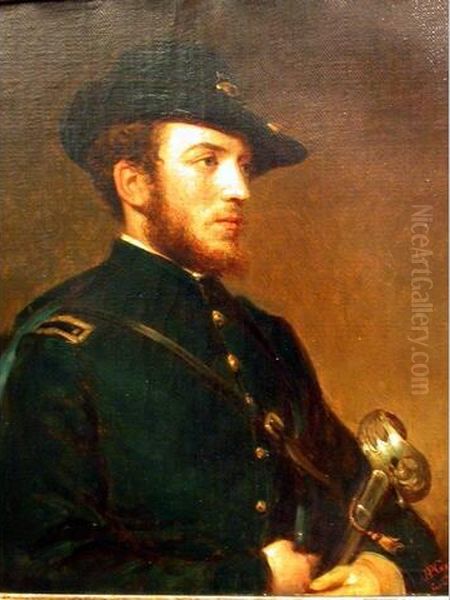 Mrs. John Howard Abeel Oil Painting by Henry Peters Gray