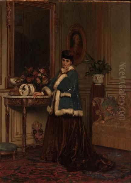 Lost Illusions Oil Painting by Charles Baugniet