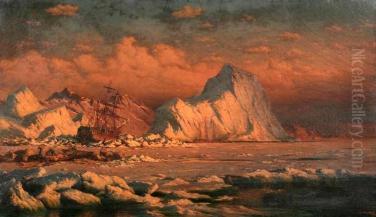 Summer in the Land of the Midnight Sun Oil Painting by William Bradford