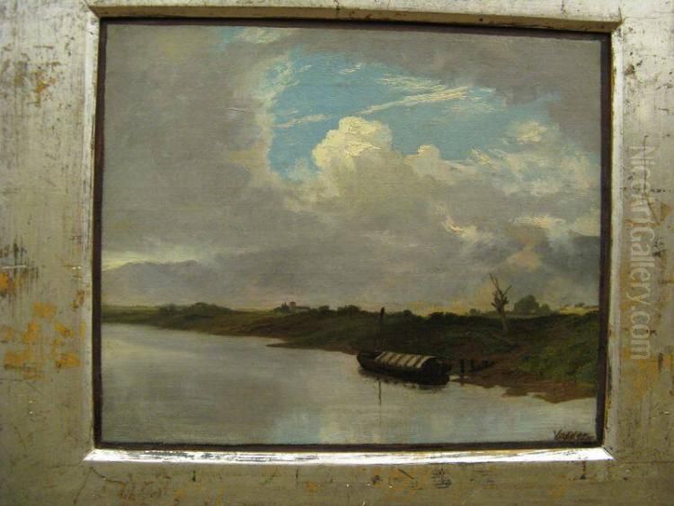 The Cloud, Florence, Sull'Arno, Italy Oil Painting by Elihu Vedder