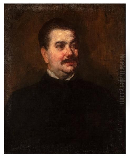 Seth Low (1850-1916) Oil Painting by Eastman Johnson