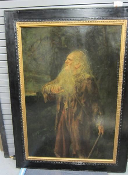 Joseph Jefferson (1829-1905) Oil Painting by Frank Eugene