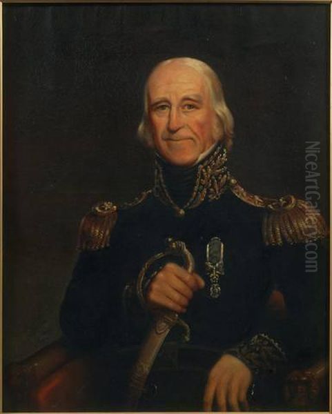 Morgan Lewis (1754-1844) Oil Painting by Charles Curran