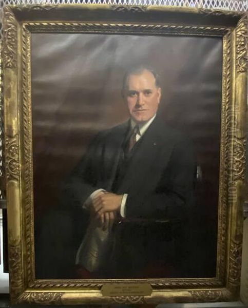 John Jay Watson (1874-1939) Oil Painting by Frank O. Salisbury