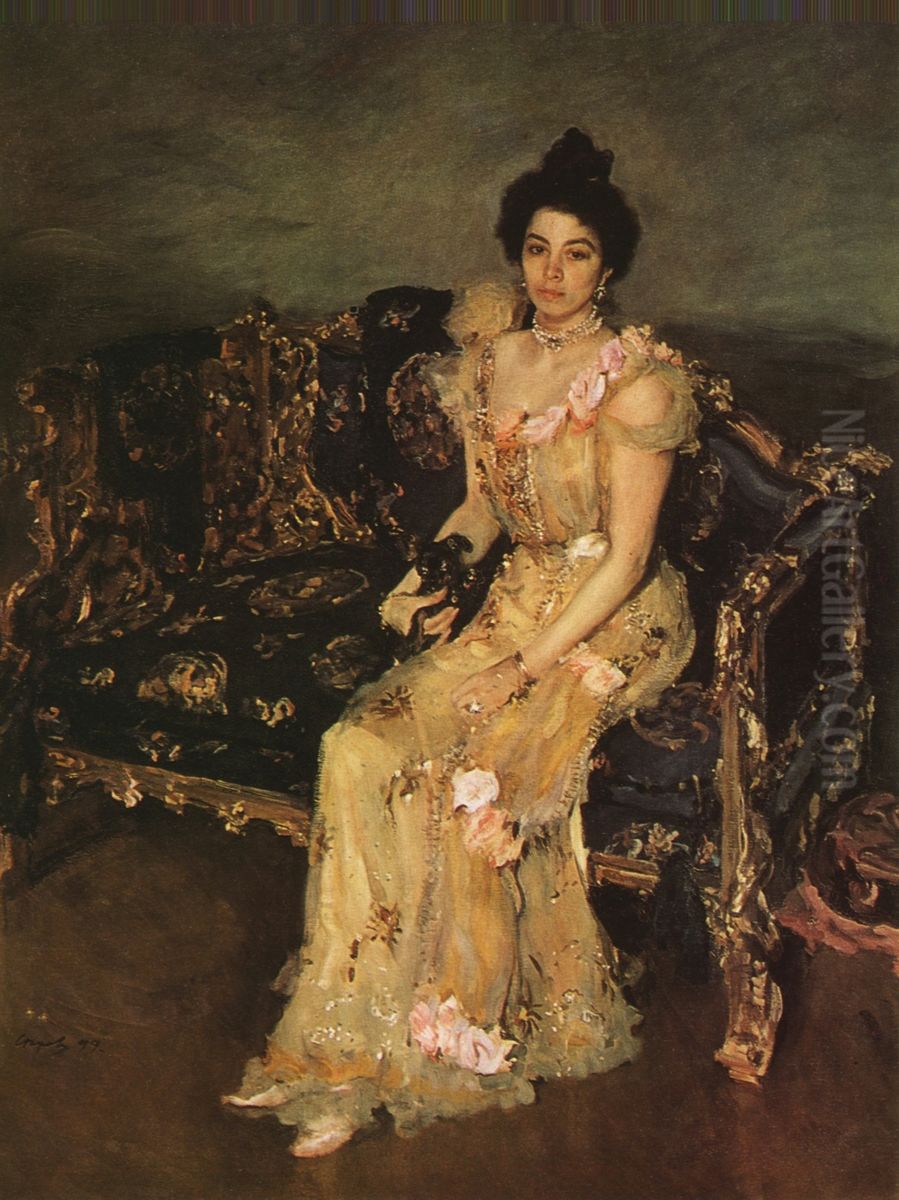 Portrait of Sophia Botkina Oil Painting by Valentin Serov