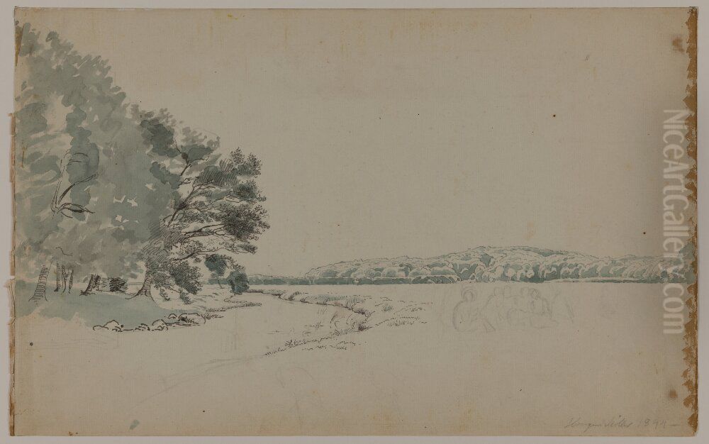 Kungens kvarnar Oil Painting by P. C. Skovgaard