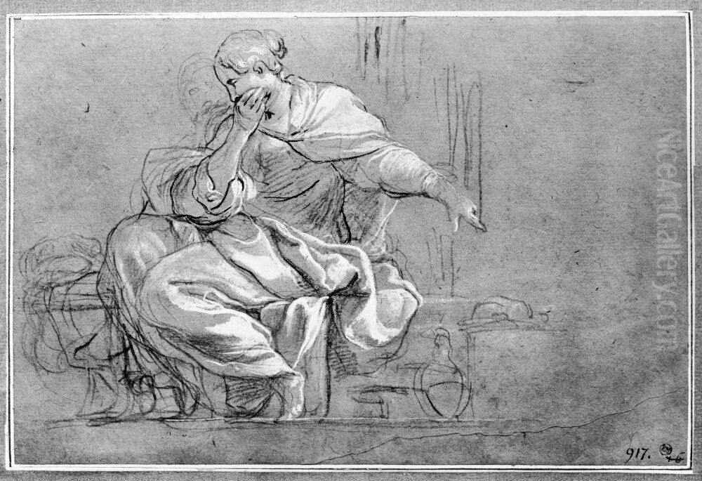 Abstinence Oil Painting by Alessandro Tiarini