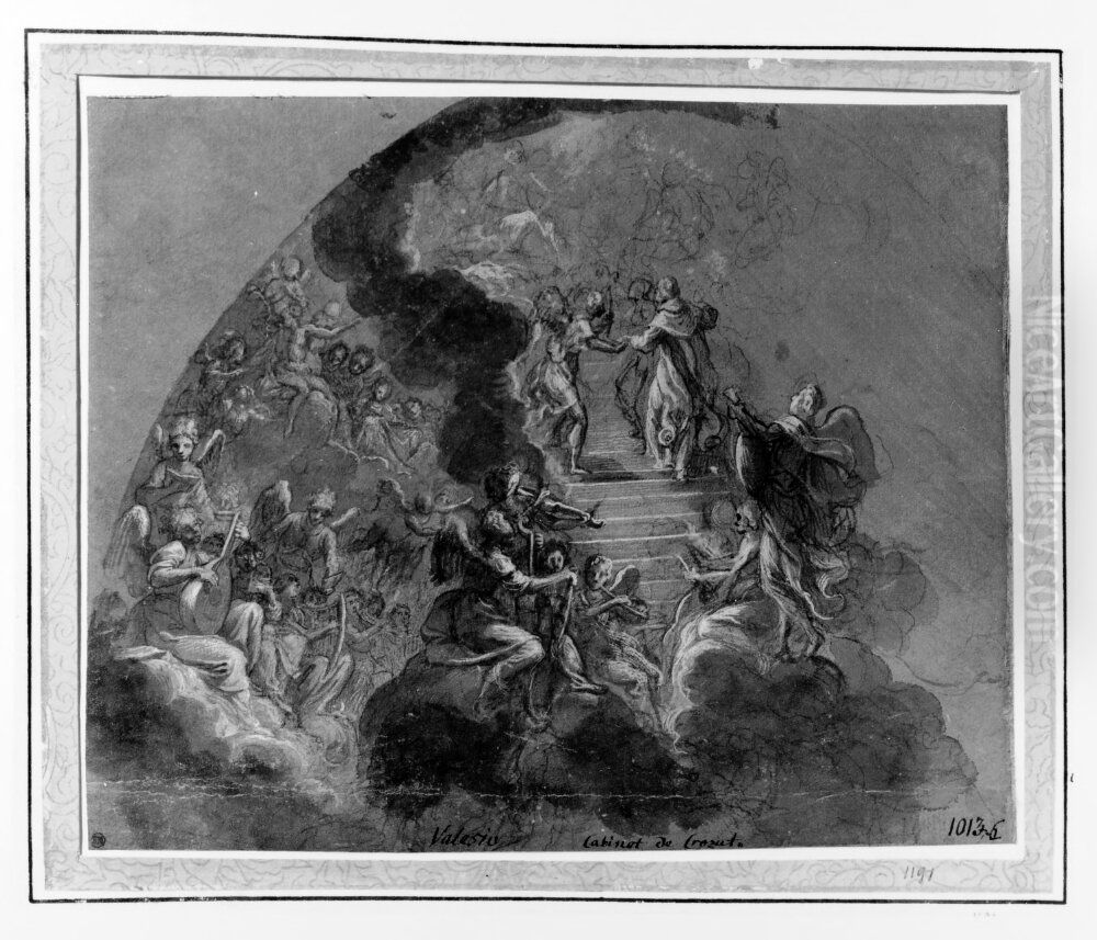 Ascension of St Dominic Oil Painting by Alessandro Tiarini