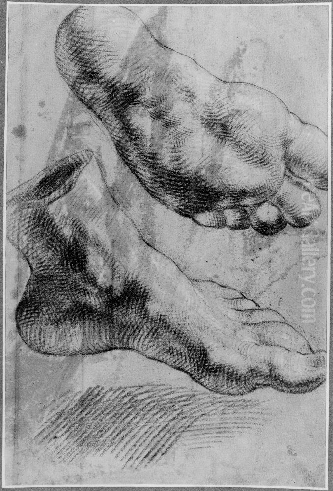 Study of feet Oil Painting by Lorenzo Pasinelli