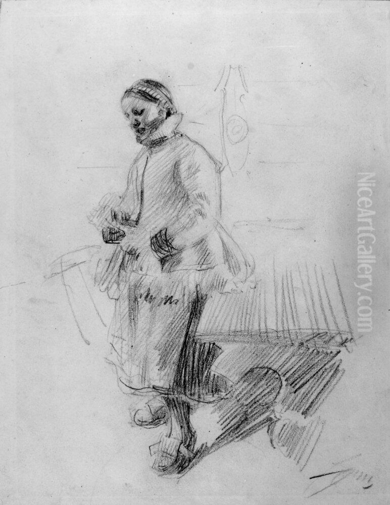 Kulla Oil Painting by Anders Zorn