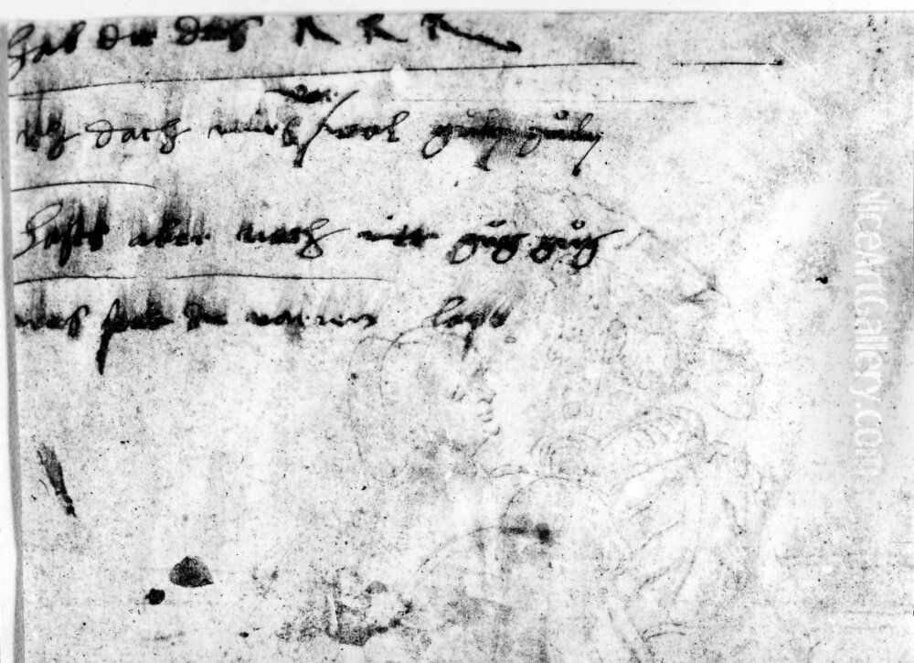 Legosoldat och kvinna Oil Painting by Hans Burgkmair the elder