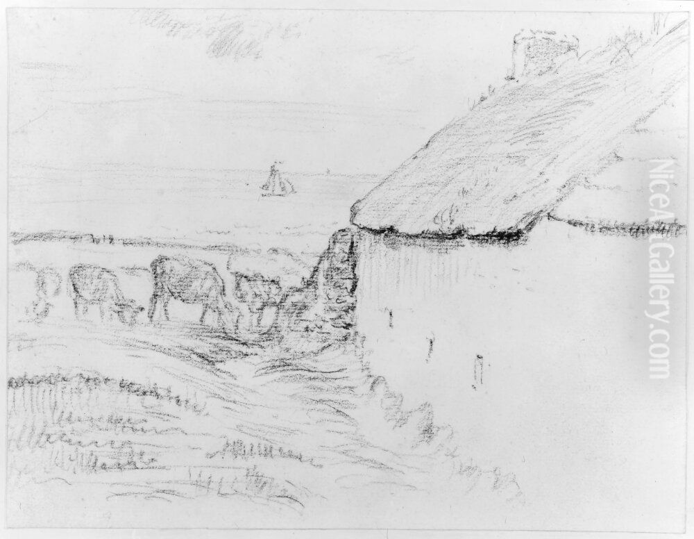 Bondgard Oil Painting by Jean-Francois Millet