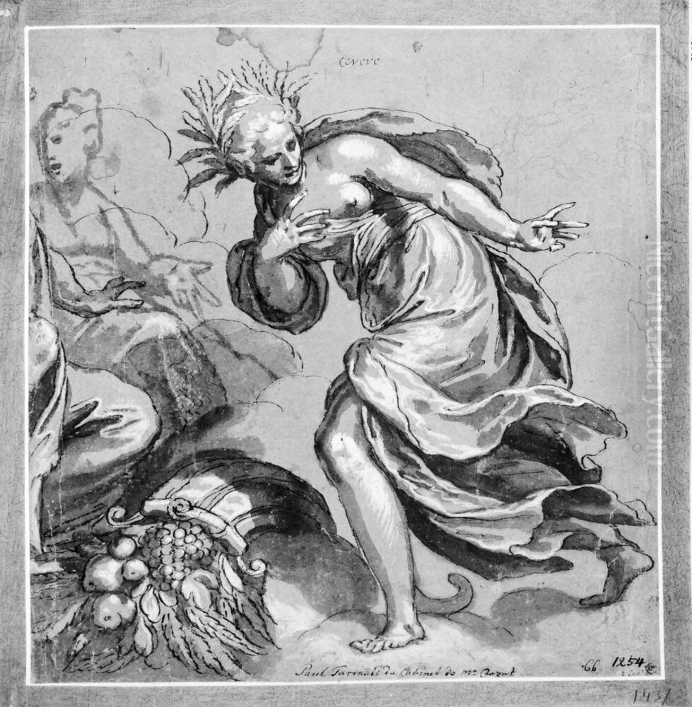 Ceres Oil Painting by Paolo Farinati