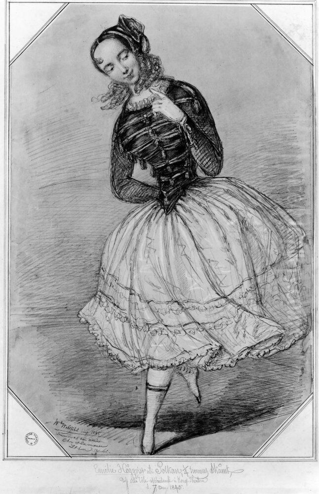 Emilie Hogqvist i Polkan Oil Painting by Wilhelm Wohlfahrt