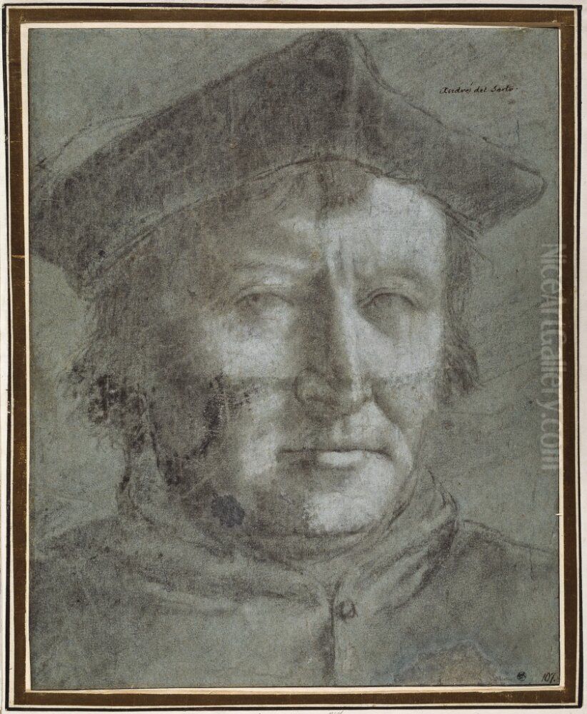 Portratt av en kardinal Oil Painting by Lorenzo Lotto