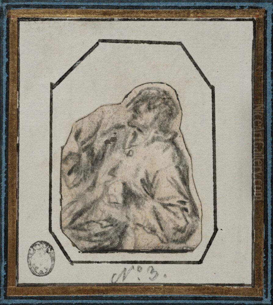 Man Leaning Backwards Oil Painting by Pieter van Laer