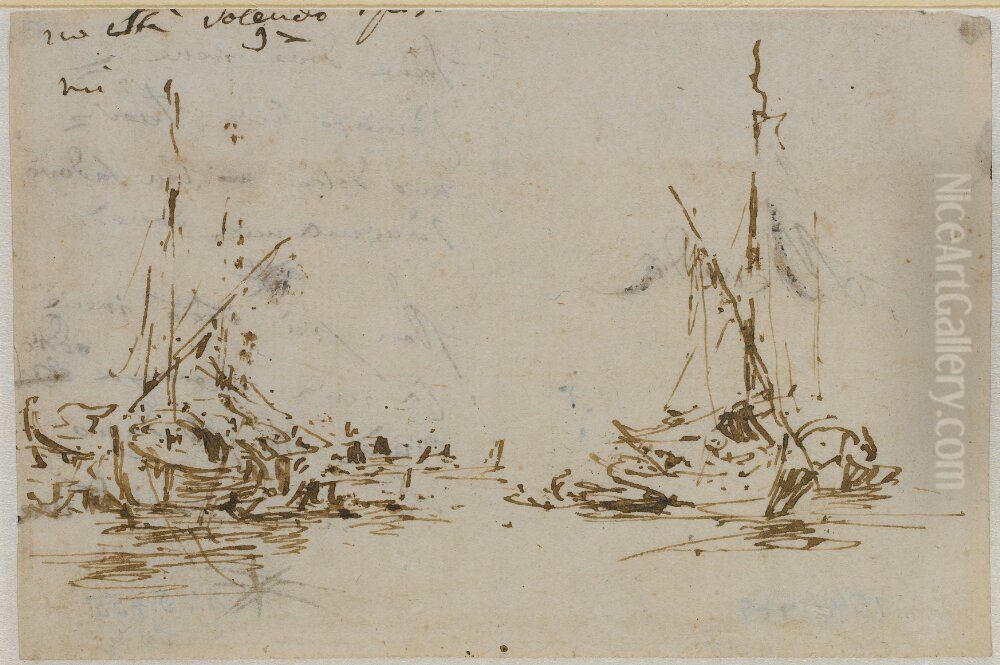 Batskisser Oil Painting by Francesco Guardi