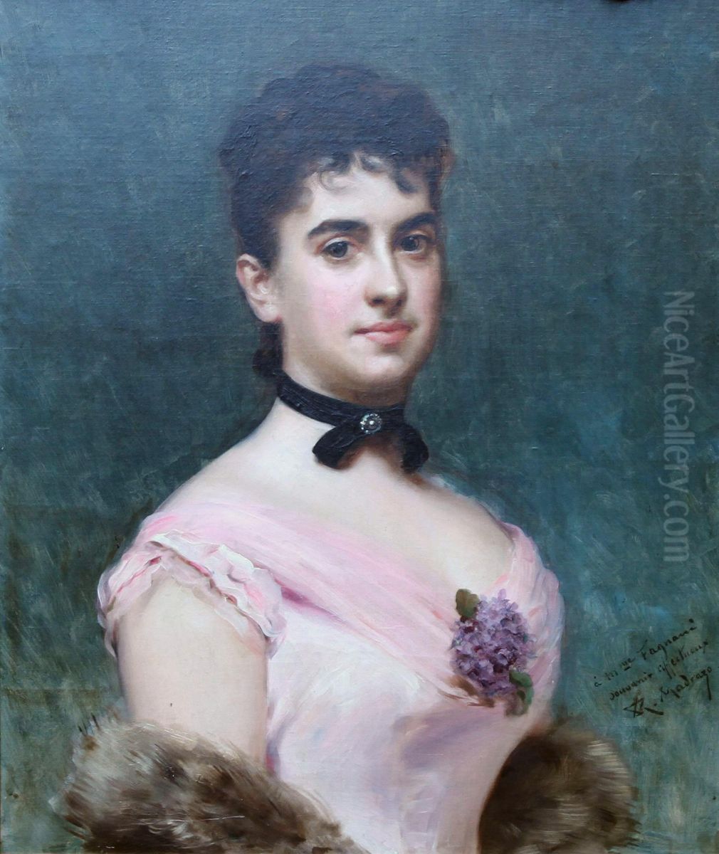 Unknown titleUnknown title Oil Painting by Raimundo de Madrazo y Garreta
