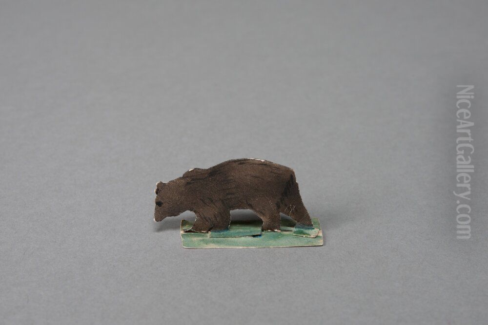 Wolverine? [one of 36 figures] Oil Painting by Ivar Arosenius