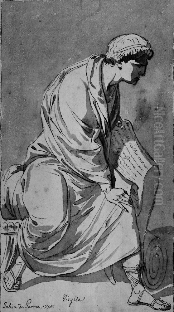 Virgilius Oil Painting by Jean Antoine Julien de Parme
