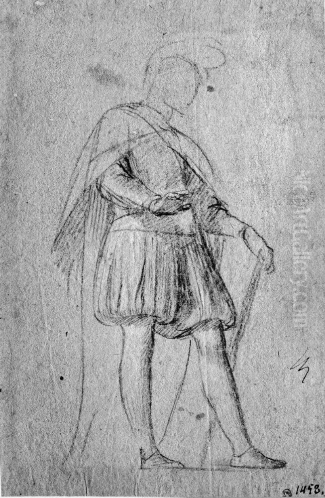 Officer Oil Painting by Battistello Caracciolo