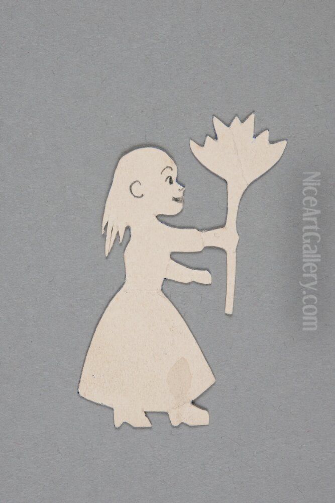 Girl (one of seven cut-out dolls belonging to 