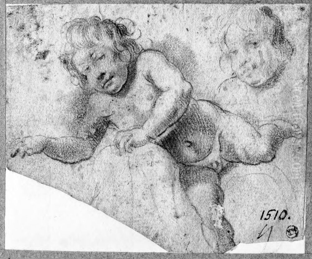 Baby Oil Painting by Battistello Caracciolo