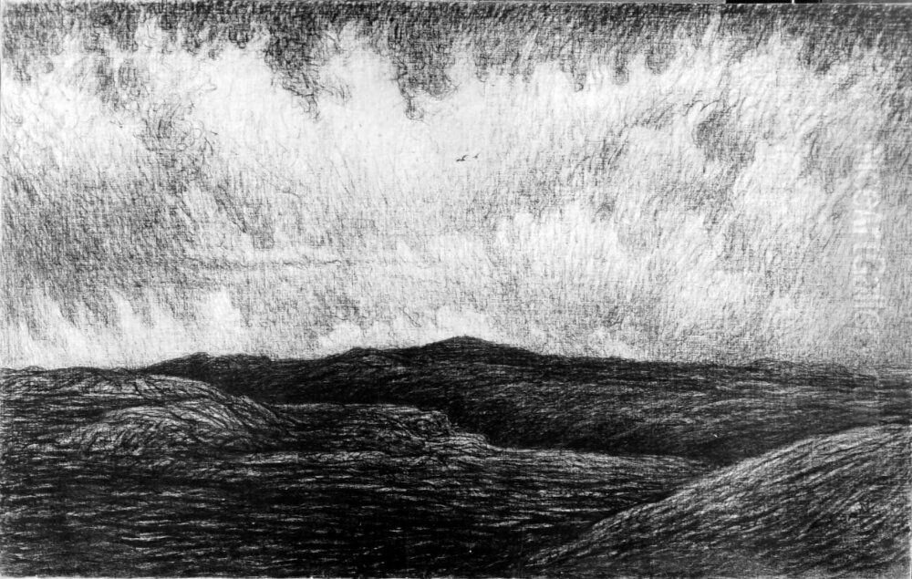 I ode bergen Oil Painting by Karl Nordstrom