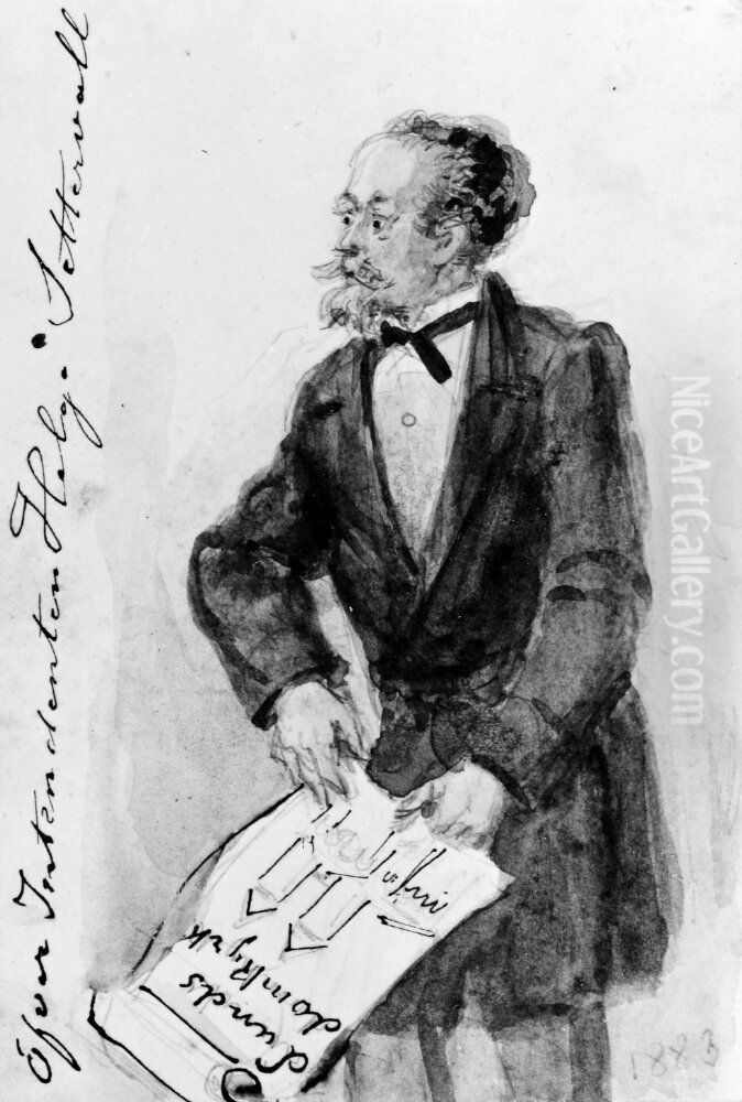 Helgo Zettervall, overintendent, arkitekt. Skissbok 