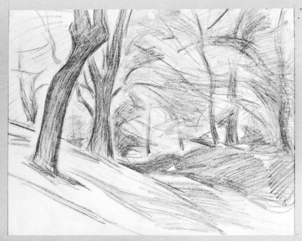 Landskap Oil Painting by Karl Nordstrom